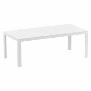 Atlantic XL Dining Table 83"-110" Extendable White ISP764
