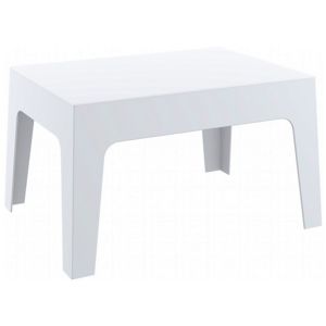 Box Resin Outdoor Coffee Table White ISP064-WHI