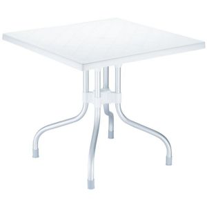 Forza Square Folding Table 31 inch - White ISP770-WHI