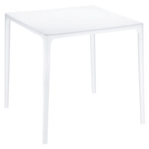 Mango 28" Square Outdoor Dining Table White ISP800-WHI