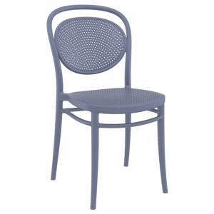 Marcel Resin Outdoor Chair Dark Gray ISP257
