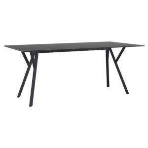 Max Rectangle Table 71 inch Black ISP748