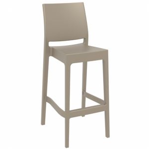 Maya Outdoor Barstool Taupe ISP099