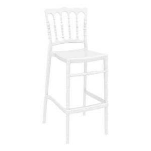 Opera Polycarbonate Barstool Glossy White ISP073