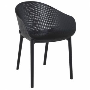 Sky Outdoor Indoor Dining Chair Black ISP102