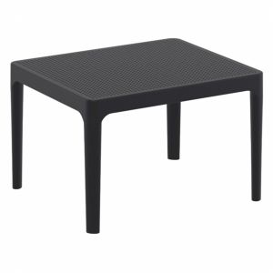 Sky Resin Outdoor Side Table Black ISP109