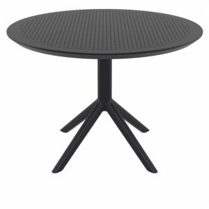 Sky Round Dining Table 42 inch Black ISP124