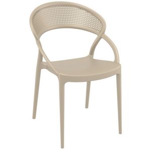 Sunset Outdoor Dining Chair Taupe ISP088