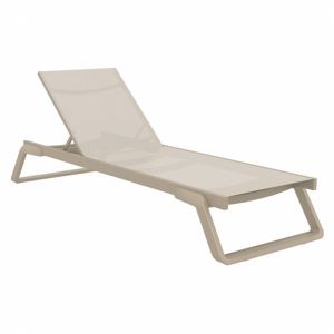 Tropic Sling Chaise Lounge Taupe ISP708