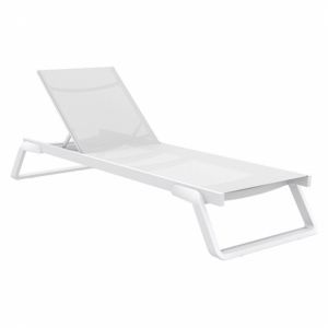 Tropic Sling Chaise Lounge White ISP708