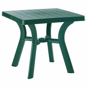 Viva Resin Square Outdoor Dining Table 31 inch Dark Green ISP168-GRE
