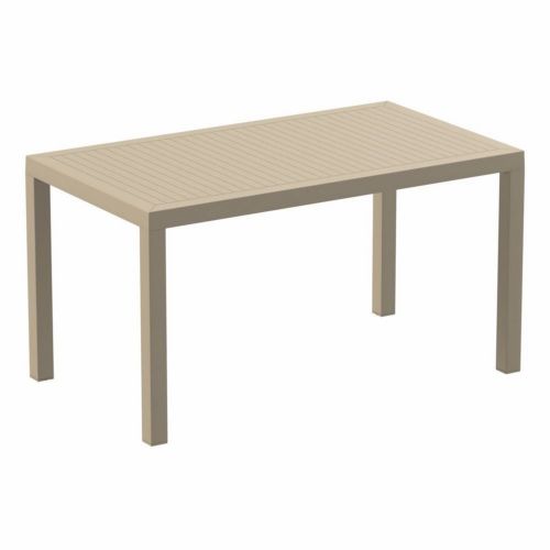 Ares Rectangle Outdoor Dining Table 55 inch Taupe ISP186-DVR