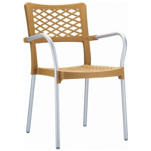 Bella Outdoor Arm Chair Cafe Latte ISP040-TEA