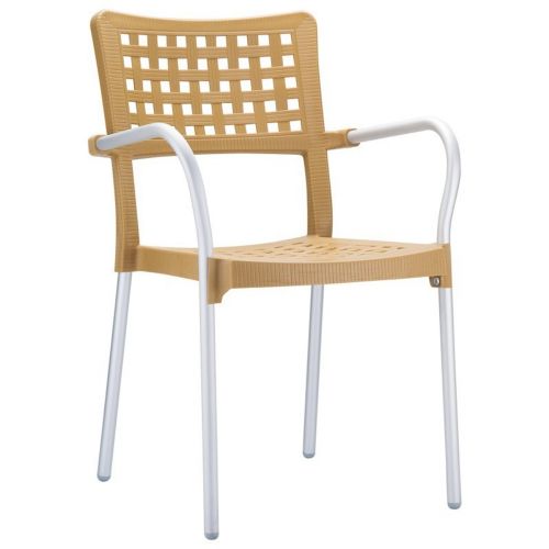 Gala Outdoor Arm Chair Cafe Latte ISP041-TEA