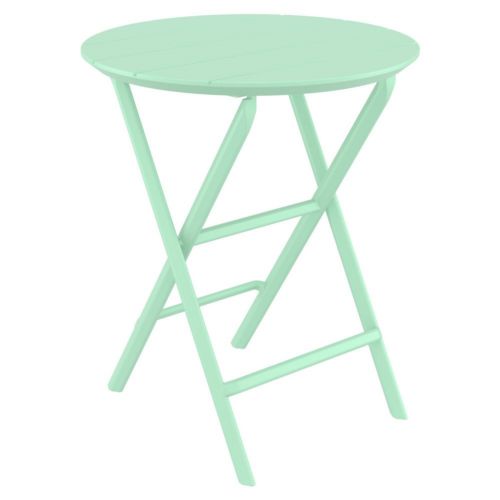 Helen Round Folding Bistro Table 24 inch Opaline ISP294-OPL