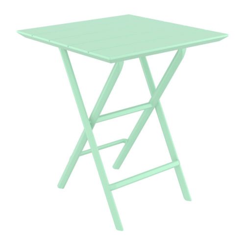 Helen Square Folding Bistro Table 24 inch Opaline ISP292-OPL