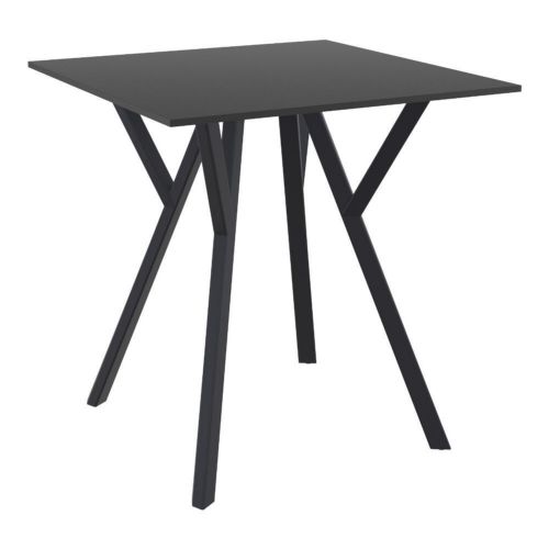 Max Square Table 27.5 inch Black ISP742-BLA