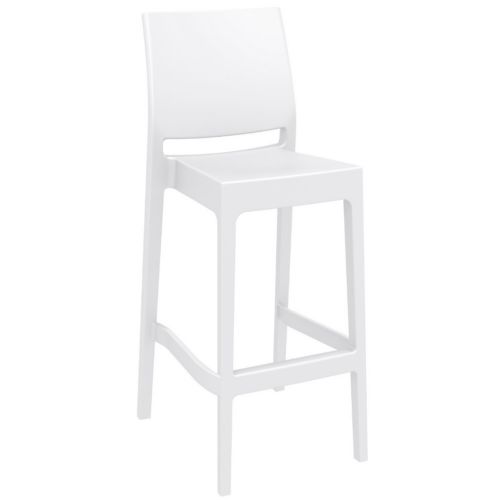 Maya Outdoor Barstool White ISP099-WHI