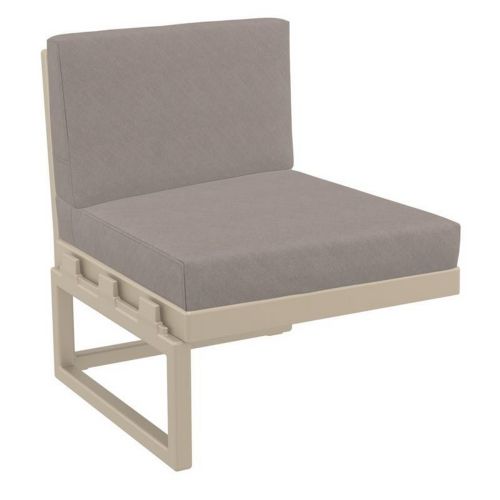 Mykonos Extension Taupe with Taupe Cushion ISP136-DVR-CTA