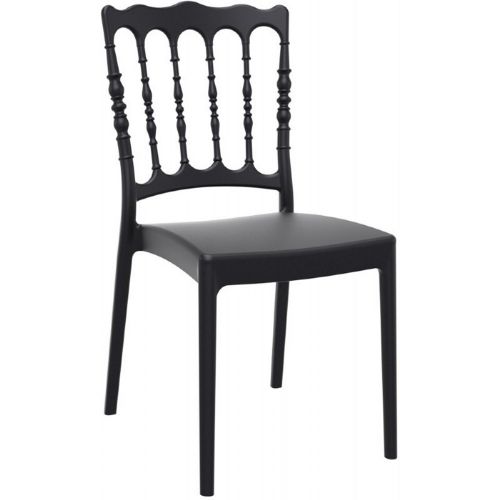 Napoleon Wedding Chair Black ISP044-BLA