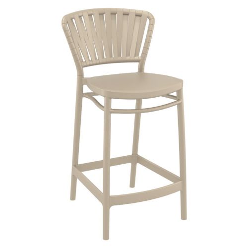 Portofino Patio Counter Stool Taupe ISP214-DVR