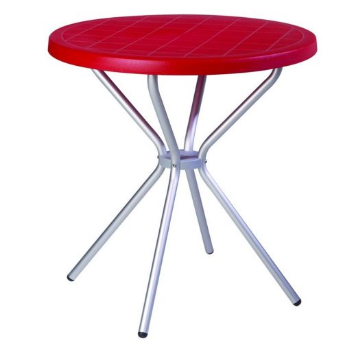 Round Dining Table Red ISP710-RED