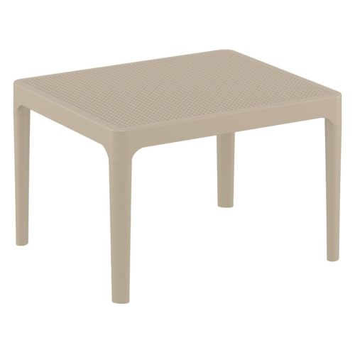 Sky Resin Outdoor Side Table Taupe ISP109-DVR