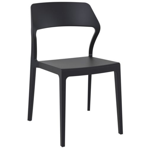 Snow Modern Dining Chair Black ISP092-BLA