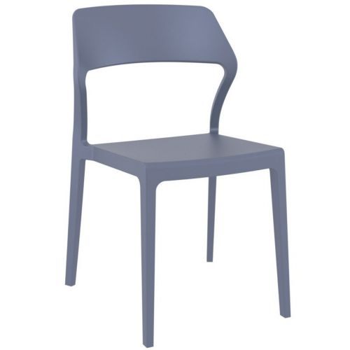 Snow Modern Dining Chair Dark Gray ISP092-DGR