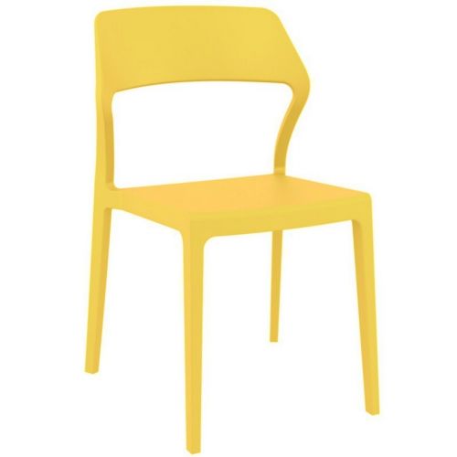 Snow Modern Dining Chair Yellow ISP092-YEL