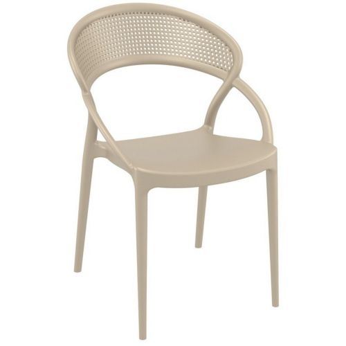 Sunset Outdoor Dining Chair Taupe ISP088-DVR