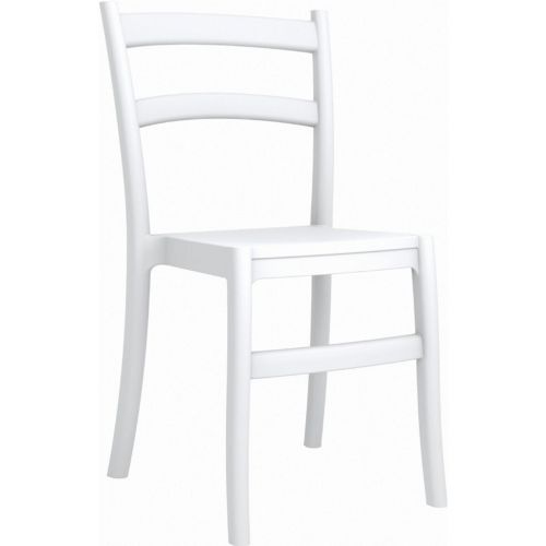 Tiffany Cafe Outdoor Dining Chair White ISP018-WHI