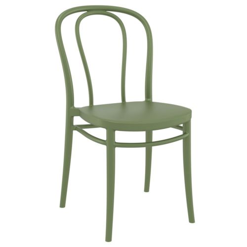 Victor Resin Outdoor Chair Olive Green ISP252-OLG