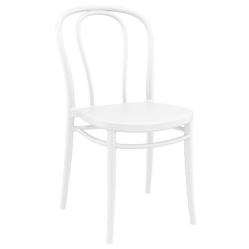 Victor Resin Outdoor Chair White ISP252-WHI
