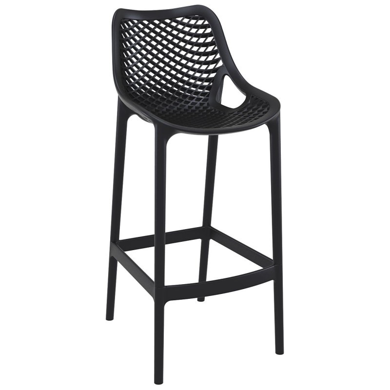 Air Outdoor Bar High Chair Black ISP068BLA CozyDays