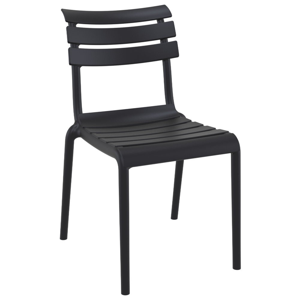 Helen Resin Outdoor Chair Black ISP284BLA CozyDays
