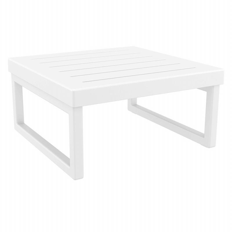 Mykonos Square Outdoor Coffee Table White ISP137WHI CozyDays