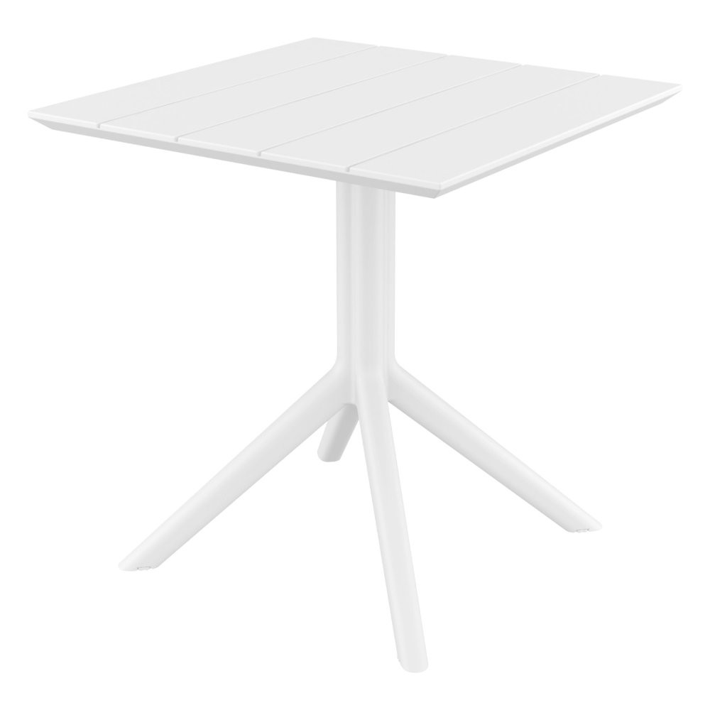 Paris Square Table 27 inch White ISP296-WHI | CozyDays
