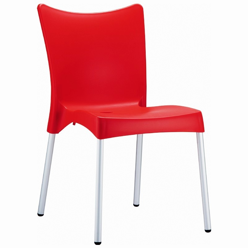 RJ Resin Outdoor Chair Red ISP045RED CozyDays