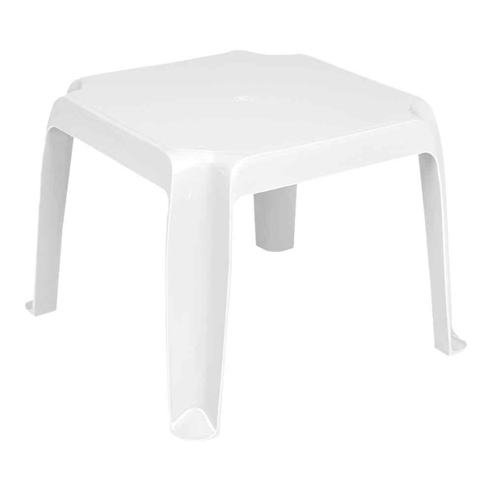 Sunray Square Side Table ISP240WHI CozyDays