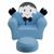 Blue Kids Little Boy Rocker Chair and Footrest HR-28-GG #3