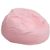 Large Kids Bean Bag Chair Pink with White Dots DG-BEAN-LARGE