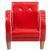 Red Kids Chair in Vinyl HR-14-GG #3