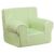Small Green Kids Chair with White Dots & Piping DG-CH-KID