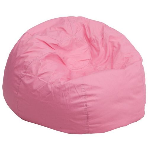 Large Kids Bean Bag Chair Solid Pink DG-BEAN-LARGE-SOLID-PK-GG