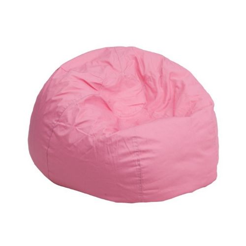 Small Kids Bean Bag Chair Solid Pink DG-BEAN-SMALL-SOLID-PK-GG