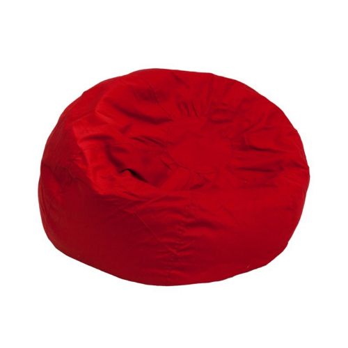 Small Kids Bean Bag Chair Solid Red DG-BEAN-SMALL-SOLID-RED-GG