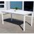 Bradley Diamond 3-Piece Wood Patio Rectangular Table Dining Set - White V1336SET31 #2