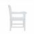 Bradley Diamond 3-Piece Wood Patio Rectangular Table Dining Set - White V1336SET31 #5