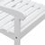 Bradley Diamond 3-Piece Wood Patio Rectangular Table Dining Set - White V1336SET31 #6